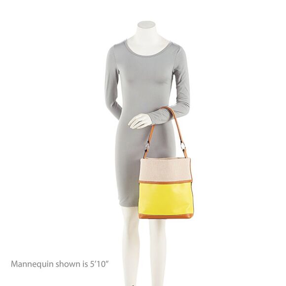 Hermes Canvas Col Roule Shoulder Bag - Picture 5 of 9